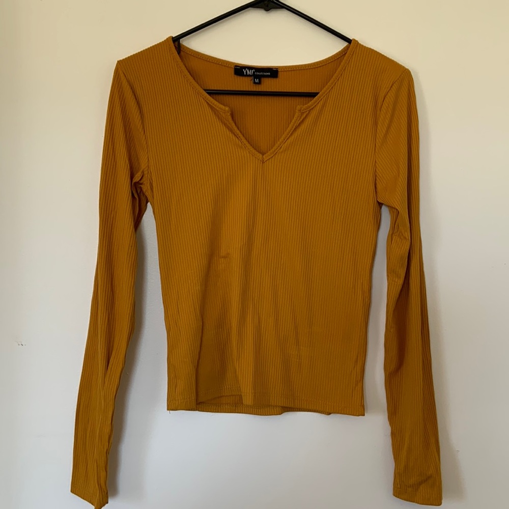 Long sleeve crop top